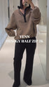 【 予約:12月中旬~下旬 】SHAGGY HALF ZIP JK /Y254-41126-3